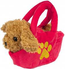 Игрушка мягкая интерактивная «Собака в сумочке» - Фото 1