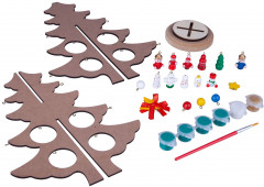 Набор для творчества «Новогодняя ёлочка-раскраска» - Фото 1
