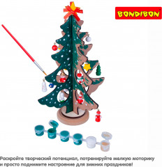 Набор для творчества «Новогодняя ёлочка-раскраска» - Фото 8