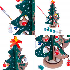 Набор для творчества «Новогодняя ёлочка-раскраска» - Фото 12