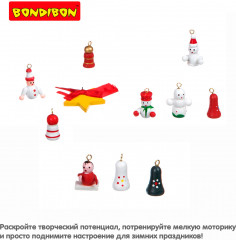 Набор для творчества «Деревянная ёлочка 3D с игрушками» - Фото 6