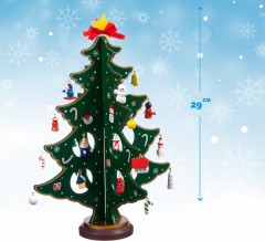 Набор для творчества «Деревянная ёлочка 3D с игрушками» - Фото 4