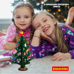 Набор для творчества «Деревянная ёлочка 3D с игрушками» - Фото 9