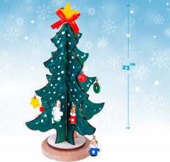 Набор для творчества «Новогодняя ёлочка-раскраска» - Фото 4