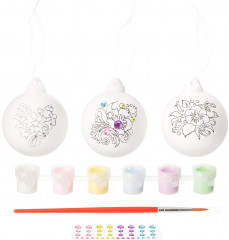 Набор для творчества «Ёлочные украшения со стразами» - Фото 1