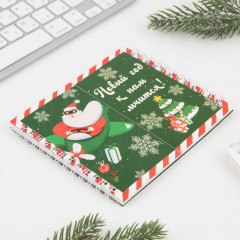 Блокнот двойной «Новый год к нам мчится!» - Фото 1