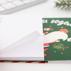 Блокнот двойной «Новый год к нам мчится!» - Фото 5