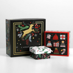 Набор коробок подарочных «С Новым годом» - Фото 3