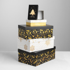Набор коробок подарочных «Золотой» - Фото 2