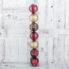 Набор шаров ёлочных «Золотая снежинка» - Фото 1