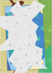 Три кота. В парке отдыха. Рисуем наклейками по номерам - Фото 2