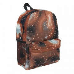 Рюкзак молодёжный «Космос», коричневый - Фото 2