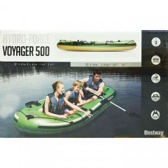 Надувная лодка «Voyager 500», 348х141 см, с вёслами - Фото 1