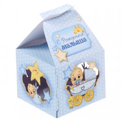 Коробка складная бонбоньерка «С Рождением малыша» - Фото 4