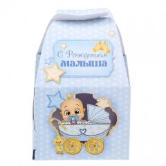 Коробка складная бонбоньерка «С Рождением малыша» - Фото 3