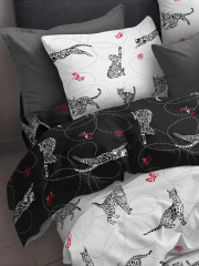 Комплект постельного белья «Кошки. Игра» - Фото 2