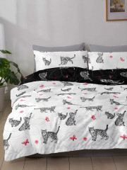 Комплект постельного белья «Кошки. Игра» - Фото 3