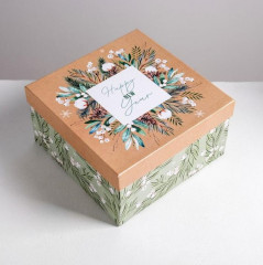 Набор коробок подарочных «Зимний» - Фото 3