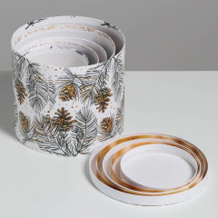 Набор коробок подарочных «Белое золото» - Фото 4