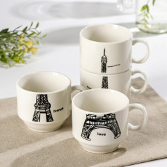 Набор кружек на подставке «Париж» - Фото 2
