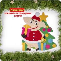 Набор для творчества «Новогодний коллаж. Свинья» - Фото 10