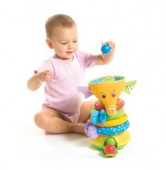 Музыкальная пирамидка с шариками "Слоник" (новый дизайн) - Фото 3