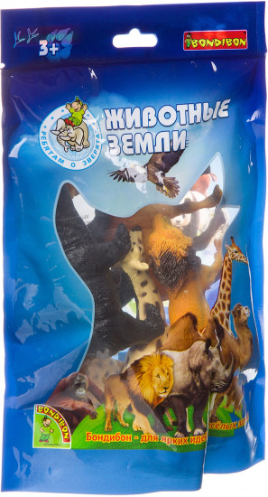 Набор фигурок «Дикие животные Земли»
