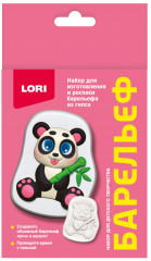 Барельеф из гипса «Весёлая панда» - Фото 1