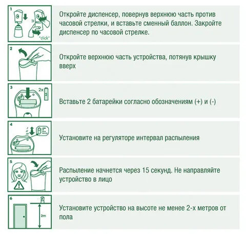 Баллон сменный к автоматическому распылителю