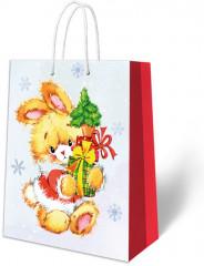 Пакет подарочный «Зайка с Тигренком» - Фото 2