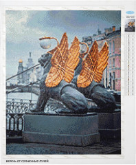 Мозаика алмазная «Крылатые львы Банковского моста» - Фото 2