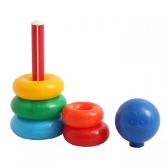 Пирамидка, 5 колец с шаром - Фото 2