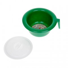 Горшок детский с крышкой «Крошка Я», зелёный - Фото 2
