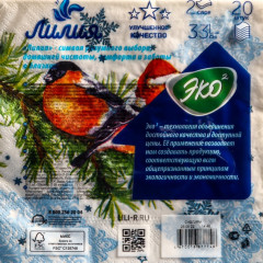 Салфетки бумажные «Снегири» - Фото 1