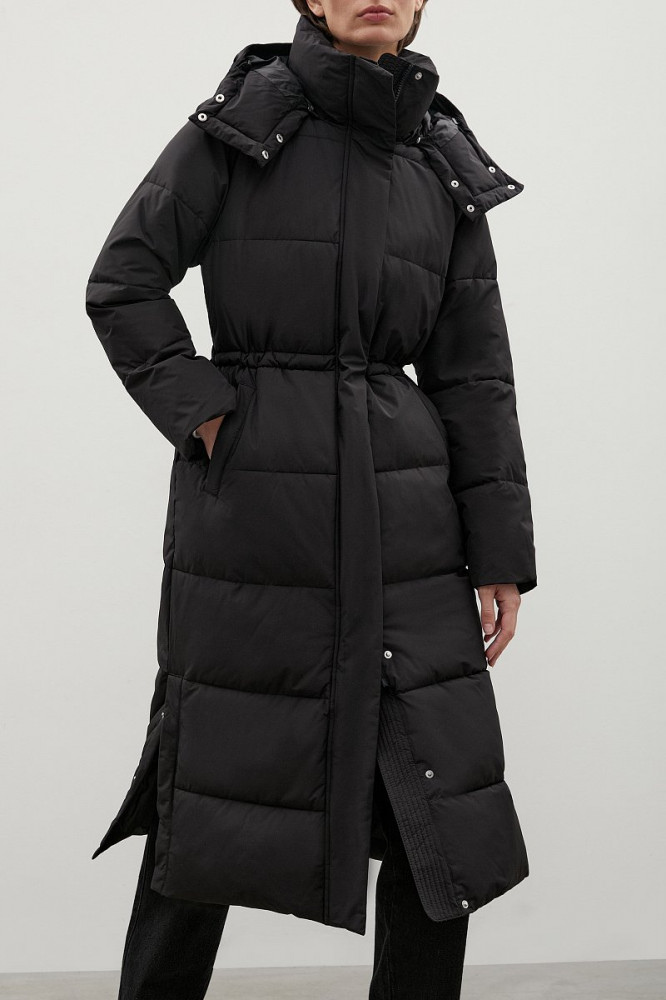 Пуховик женский, черный, 50RU/XL/170 - 50RU/XL/176 — Finn Flare