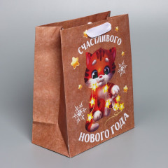 Пакет подарочный «Новогодние огоньки» - Фото 1