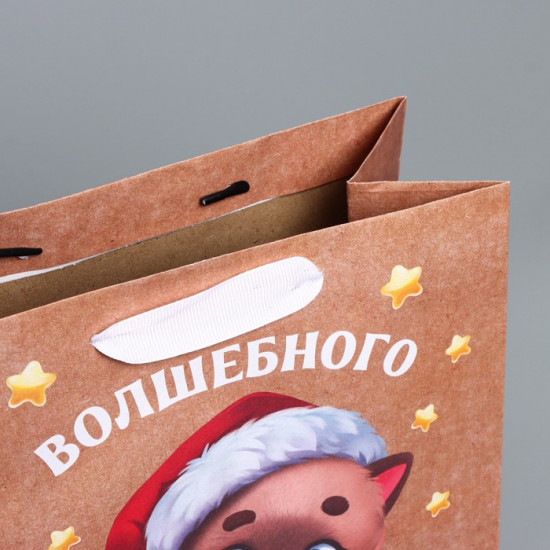 Пакет подарочный «Новогодние огоньки»