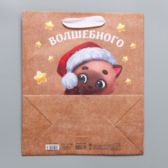 Пакет подарочный «Новогодние огоньки» - Фото 5