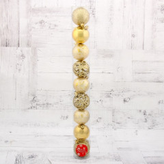 Набор шаров ёлочных «Ёлочка в кружевах» - Фото 1