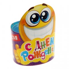 Кольцо для салфеток «С Днем рождения», 15х7 см - Фото 1