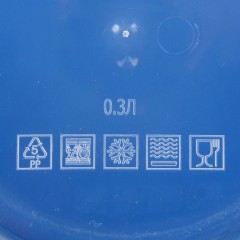 Ланч-бокс круглый «Гжель», 300 мл - Фото 1