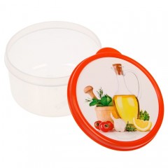 Ланч-бокс круглый «Масло и зелень», 300 мл - Фото 2