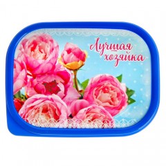 Ланч-бокс прямоугольный «Пионы», 500 мл - Фото 2