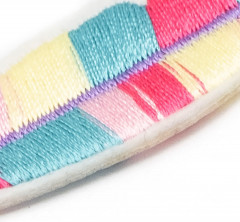 Термоаппликация «Цветное перо» - Фото 1