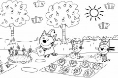 Maxi-постер. Три кота. Лето - Фото 1