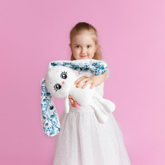 Игрушка мягкая «Зайка Зима» - Фото 8