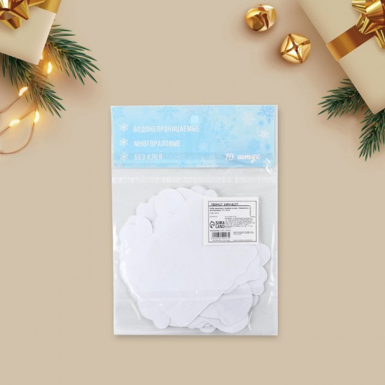 Набор стикеров на окна «Зимний лес»