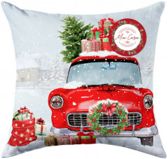 Подушка декоративная «Новогодняя машина» - Фото 1