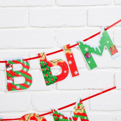 Гирлянда на ленте «С Новым годом!» - Фото 3