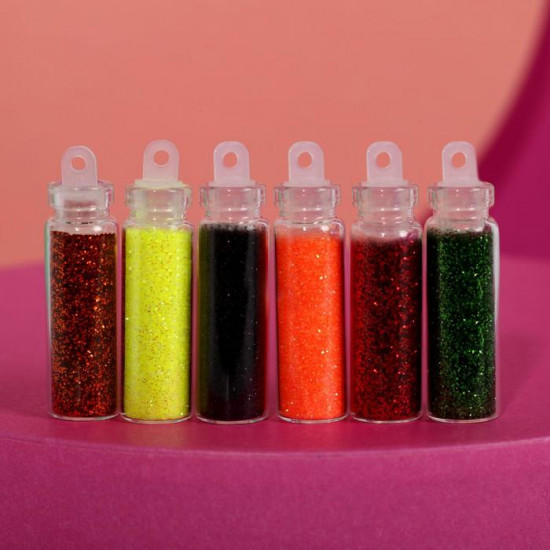 Набор блёсток для декора ногтей